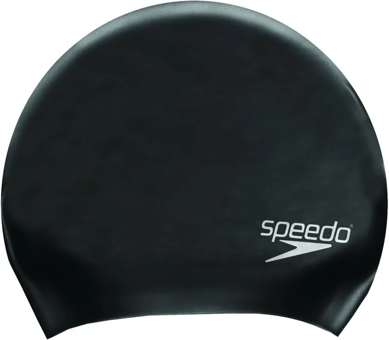 Speedo Long Hair Swim Cap Black